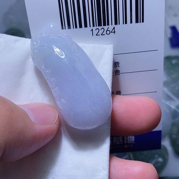 翡翠未镶嵌颈饰是