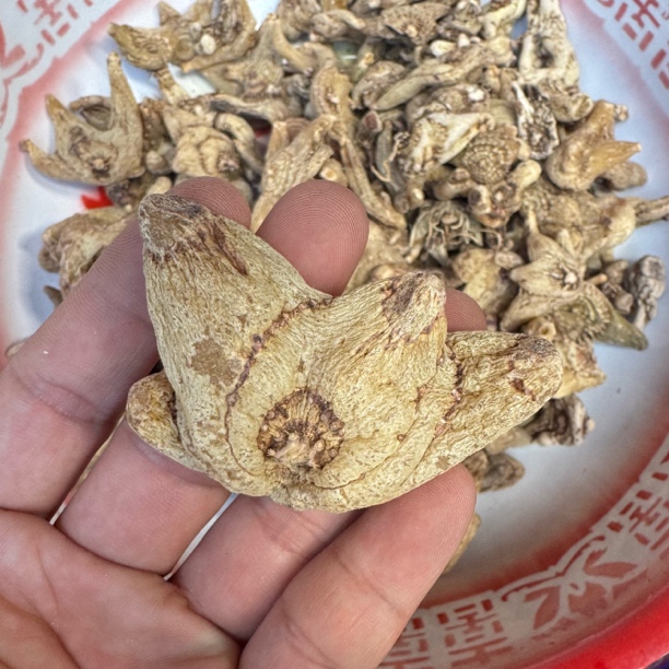 中缅农品-云南现收自晒紫花三叉白芨根茎食材干货可搭配枸杞