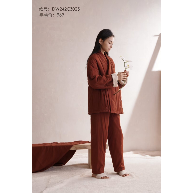 【海琴内衣专属】242-025朵朵可可女24秋冬家居服套装