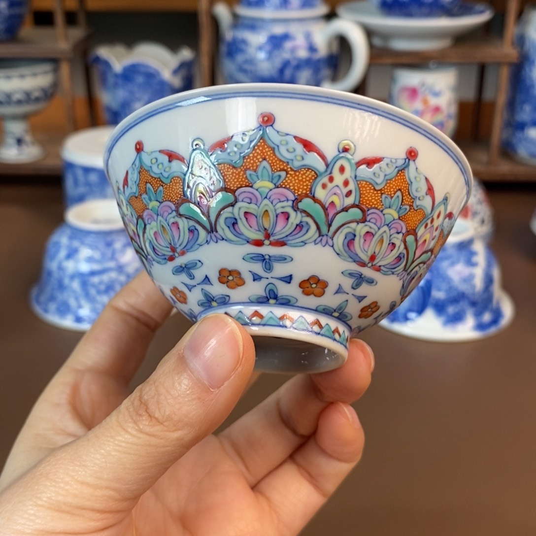 景德镇陶瓷手工手绘