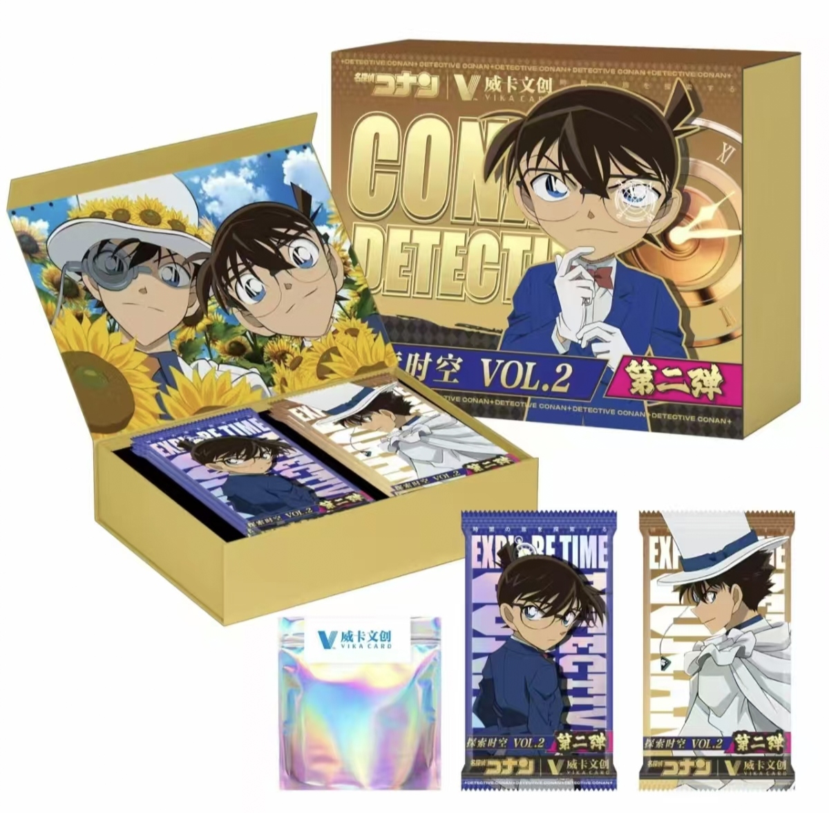 威卡 名侦探柯南探索时空系列 箱配 特价无赏 经典动漫卡牌代拆
