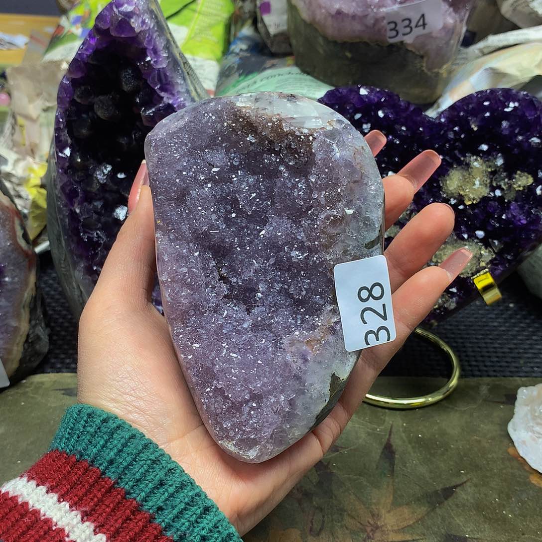 紫晶大型摆件（非配饰）未镶嵌