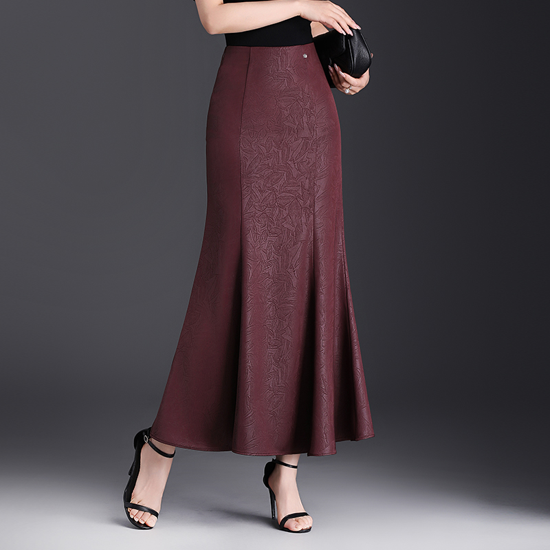 2025新款气质鱼尾裙半身裙女春季显瘦长裙高腰修身包臀裙