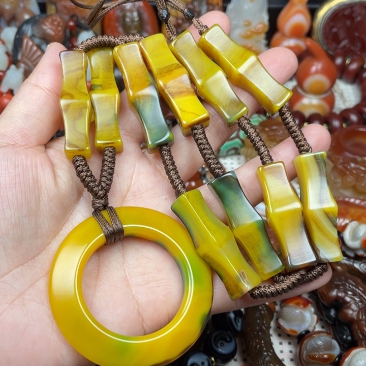 玛瑙/玉髓未镶嵌颈饰