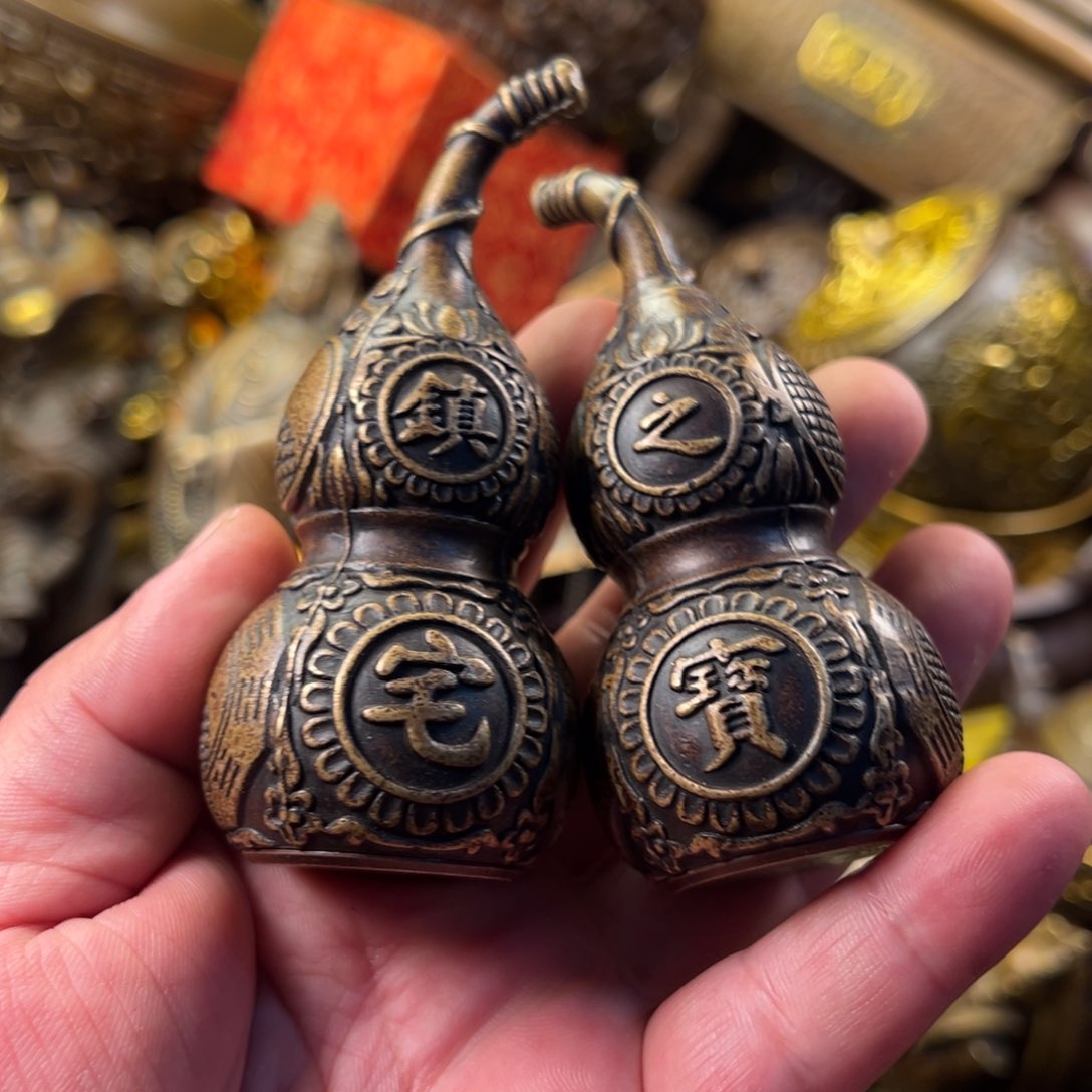 茶壶香炉铜器摆件