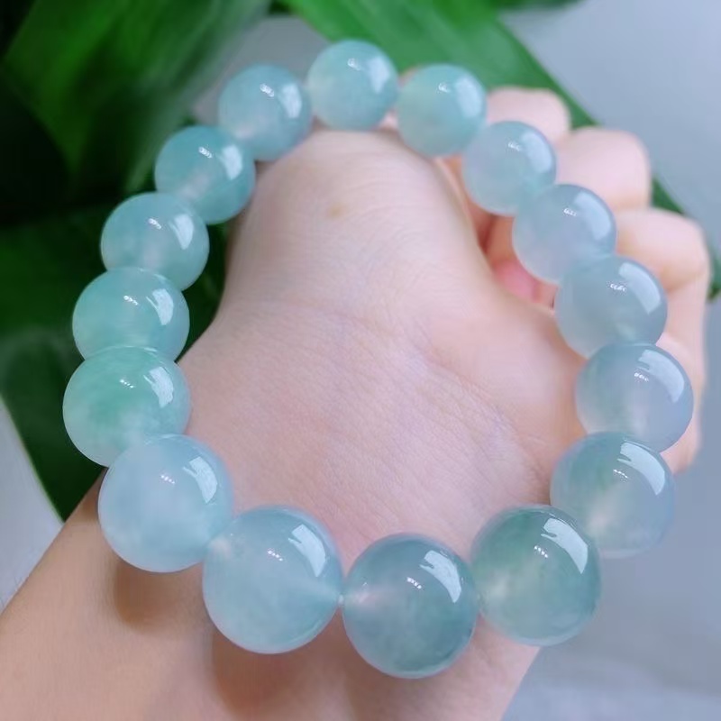 A01蓝14mm手串发货其一