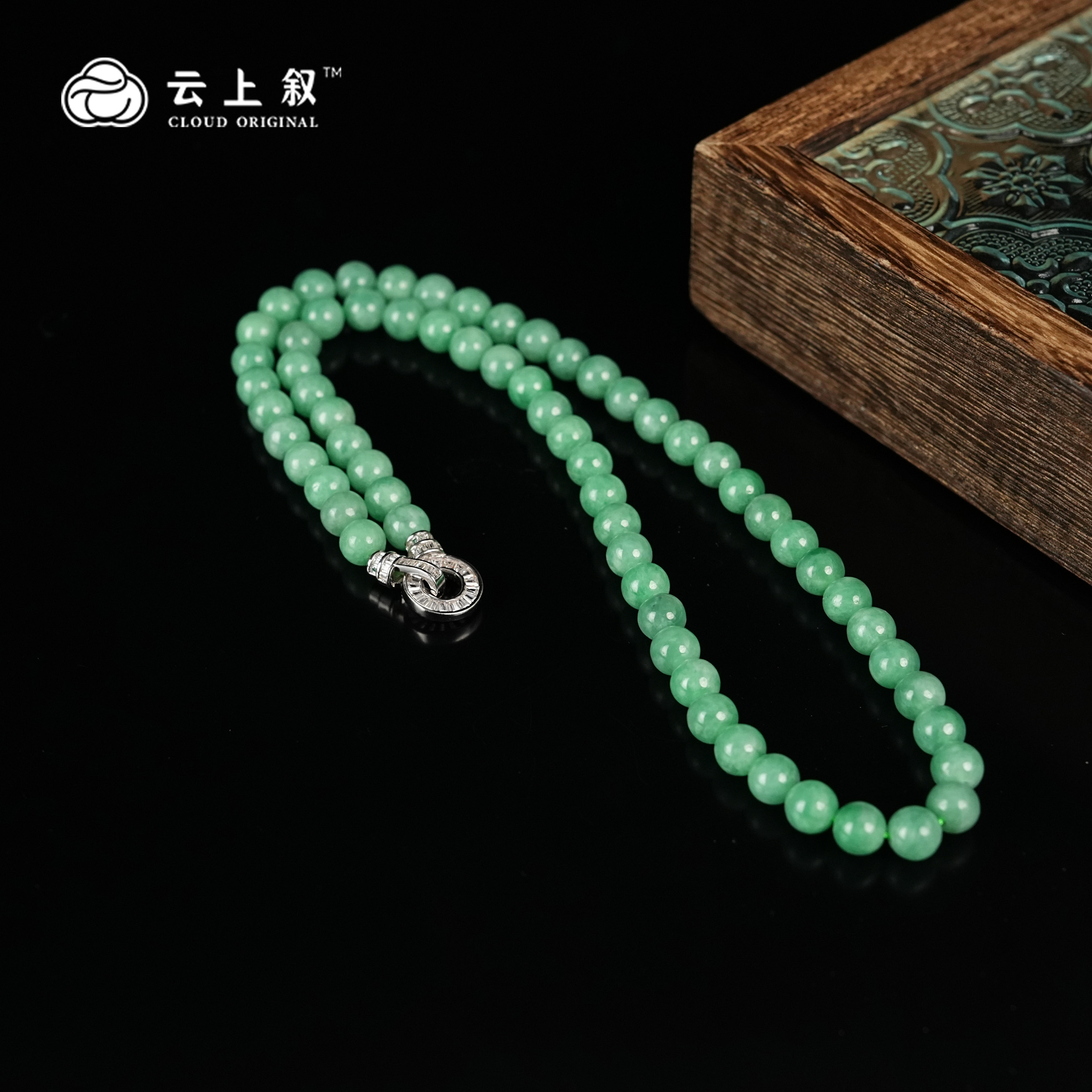 【云上叙】 27 QJD03400206 翡翠项链-多样性发其一 尺寸约6mm