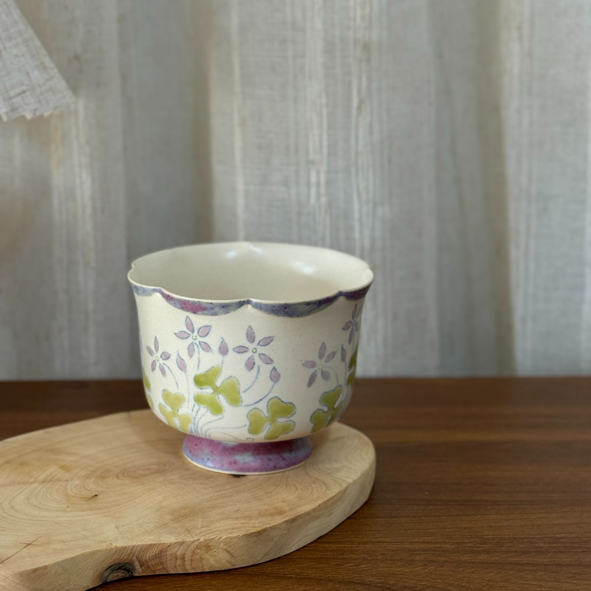 兮陶 粉紫系列 手握单杯（大） 容量250-270ml