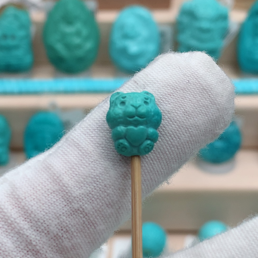 绿松石珠宝奇石未镶嵌