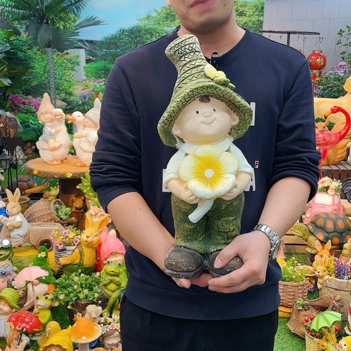 红陶花园庭院摆件