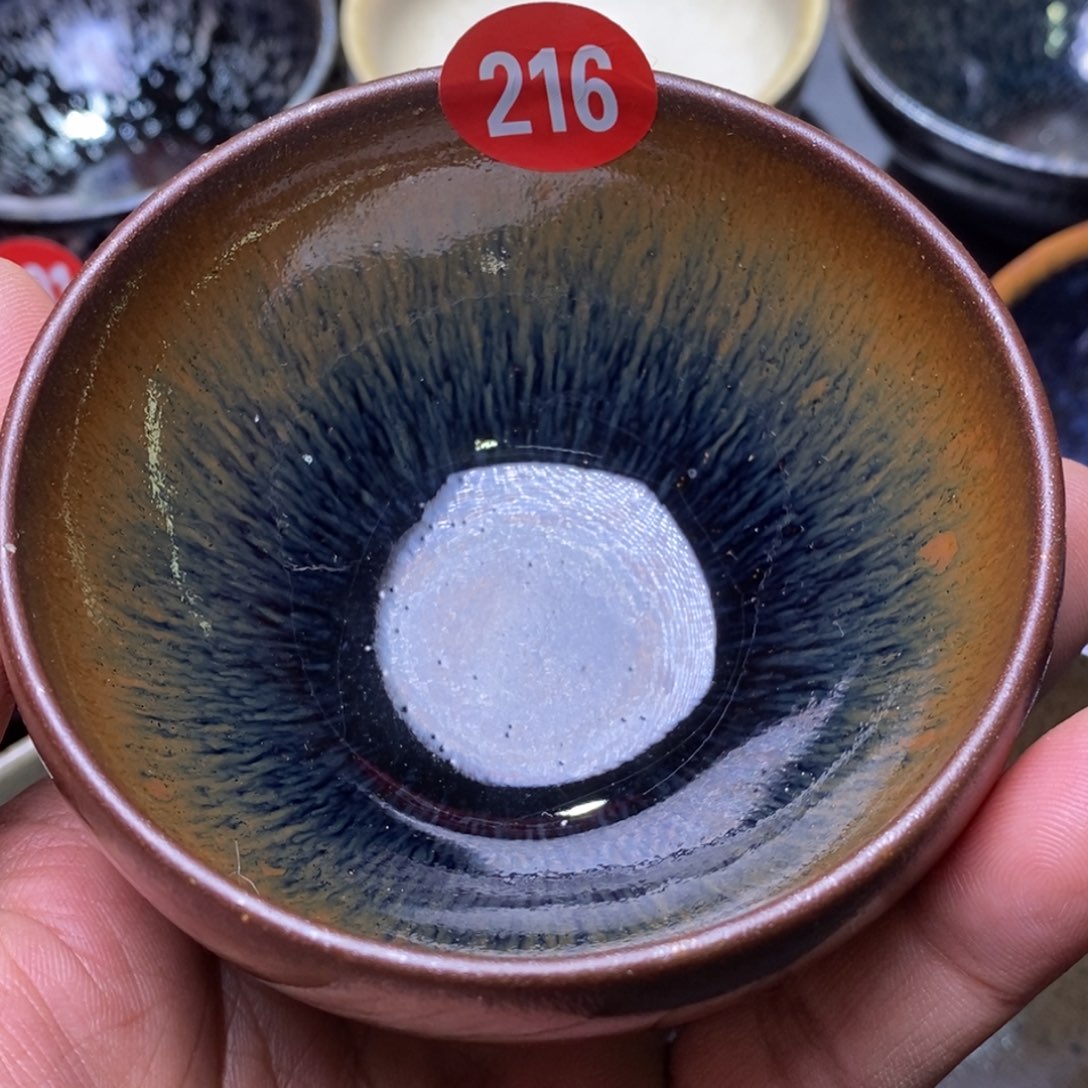 茶盏青御坊龙窑柴烧茶盏