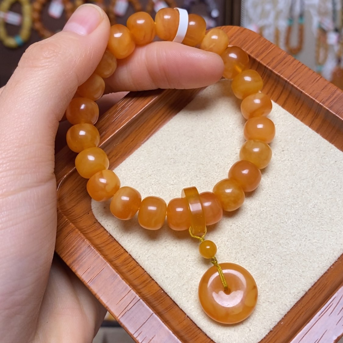 【闪购商品】手链蜜蜡未镶嵌手串