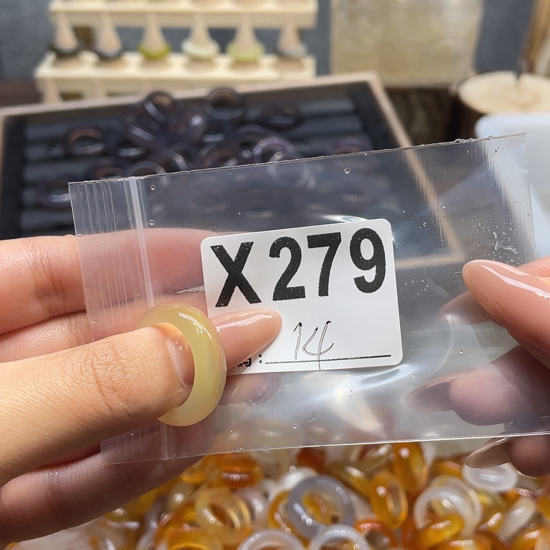 玛瑙/玉髓未镶嵌戒指279