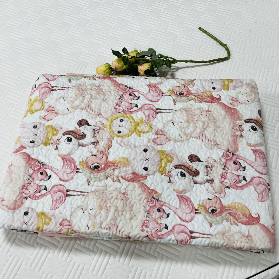 四季通用莱赛尔天丝印花单床盖245*250微瑕～C181