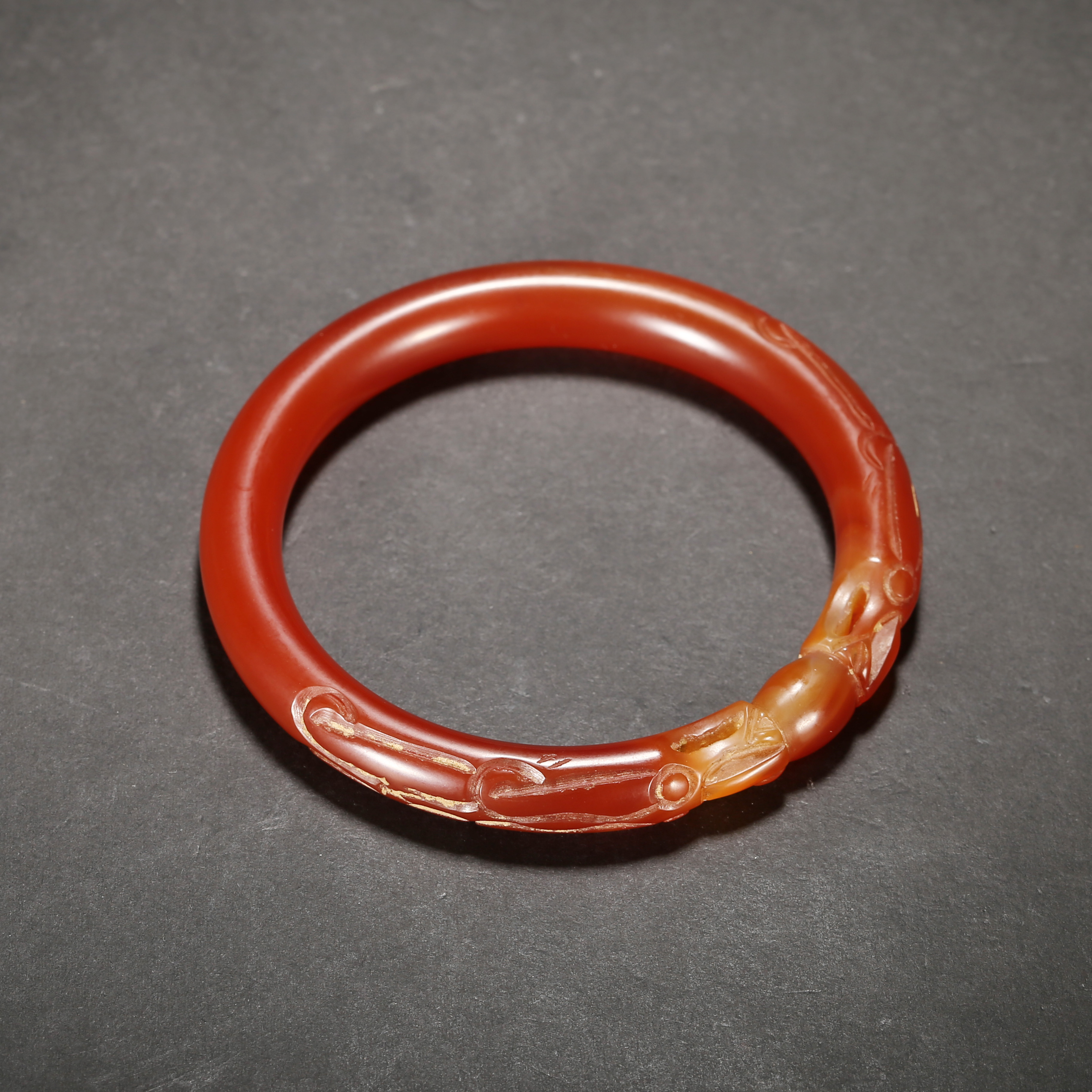 清代*玛瑙手镯/09LB2550/和田玉【北京文博】