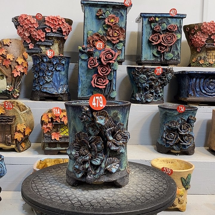 479 号陶然花器手工花盆