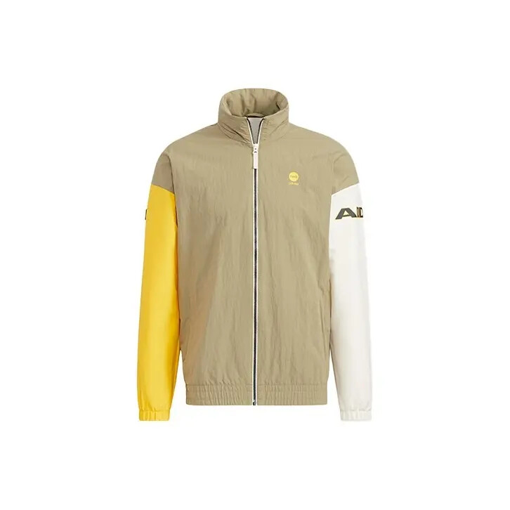 adidas/阿迪达斯外套防风拼接拼色复古立领运动夹克宽松 HD4640