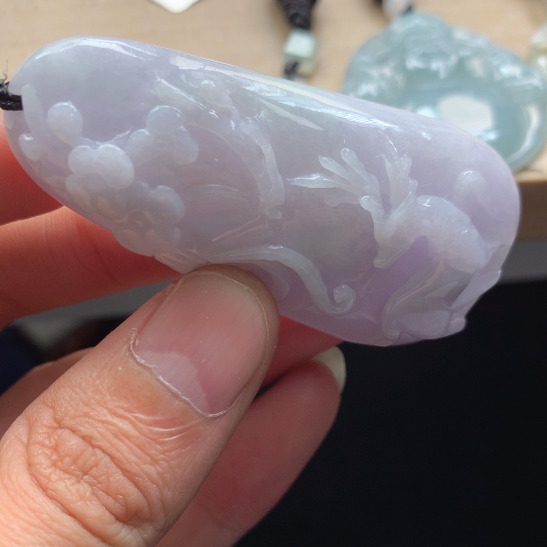 颈饰未镶嵌翡翠吊坠