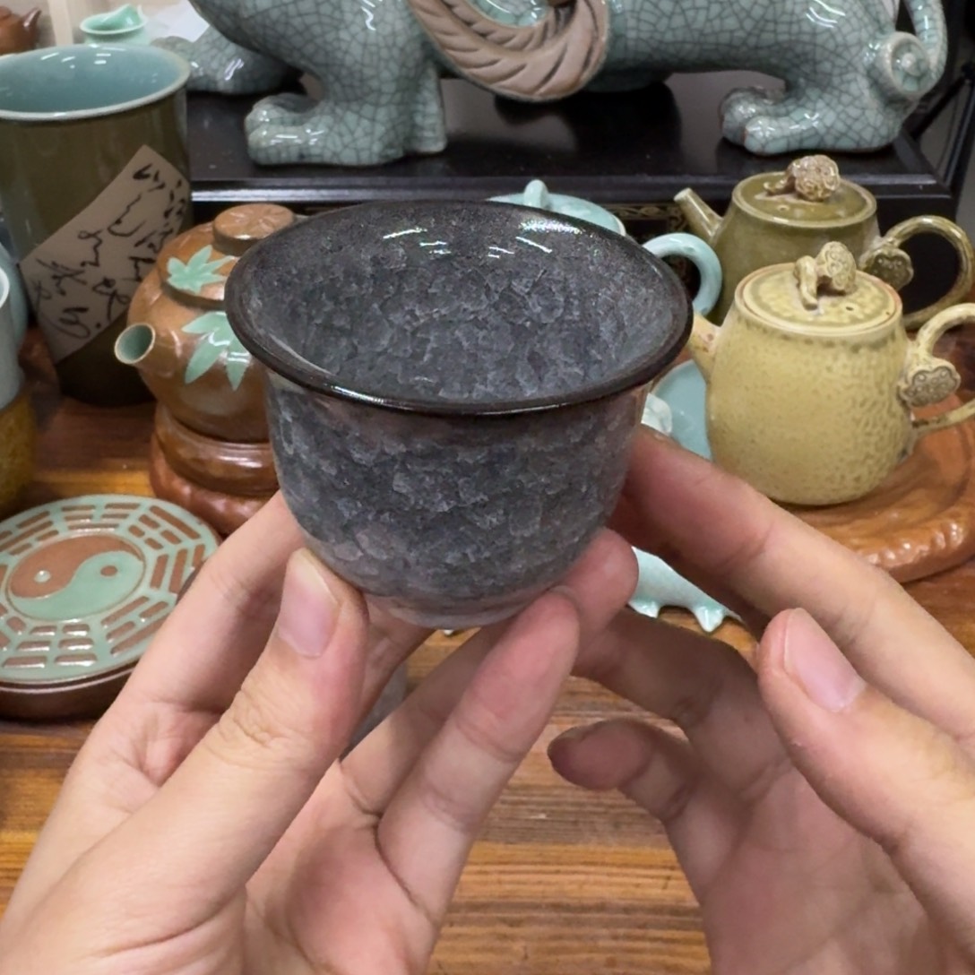 龙泉青瓷茶具微瑕1403