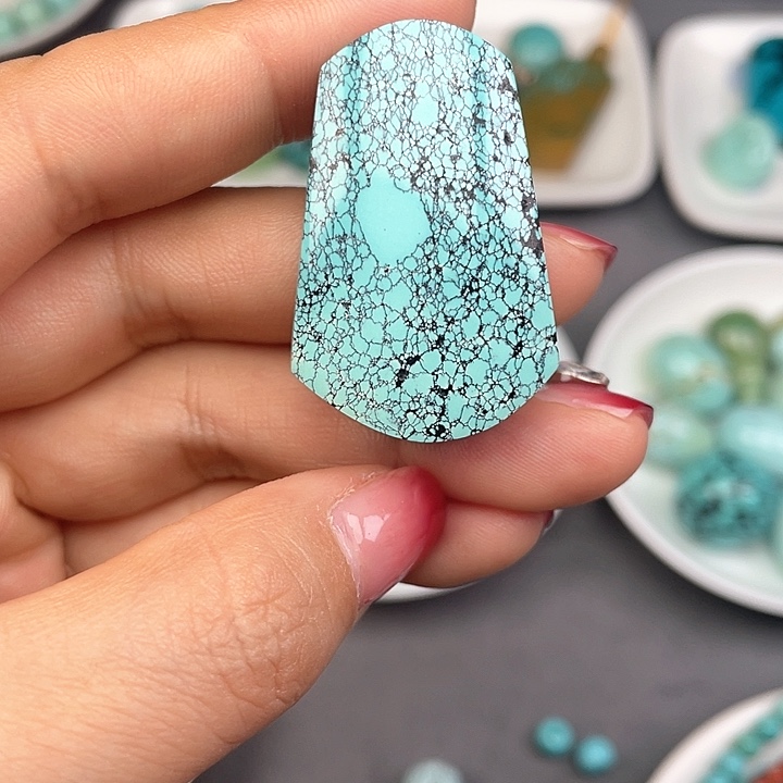 绿松石珠宝奇石未镶嵌