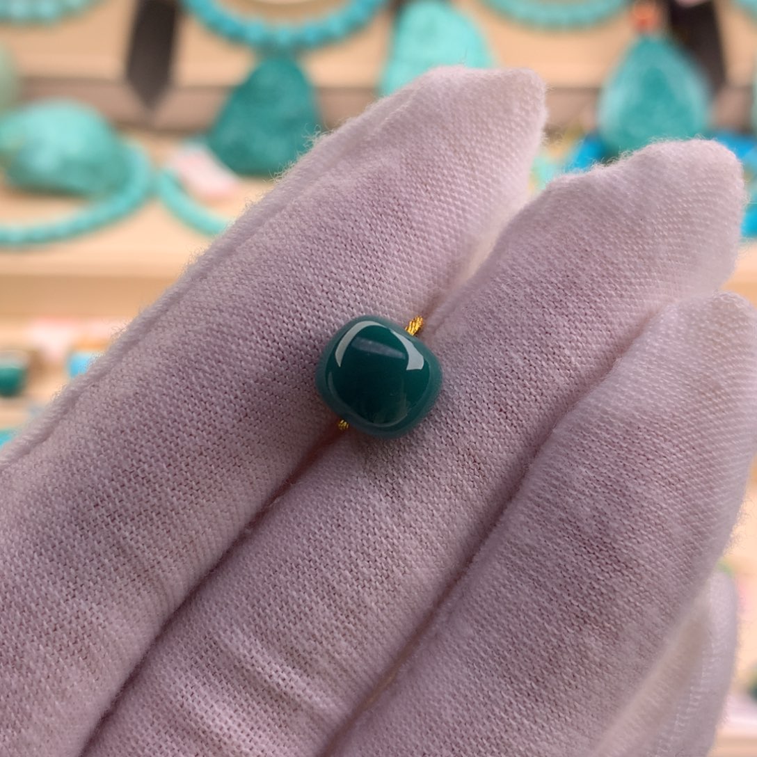 绿松石珠宝奇石未镶嵌9.4-8.2