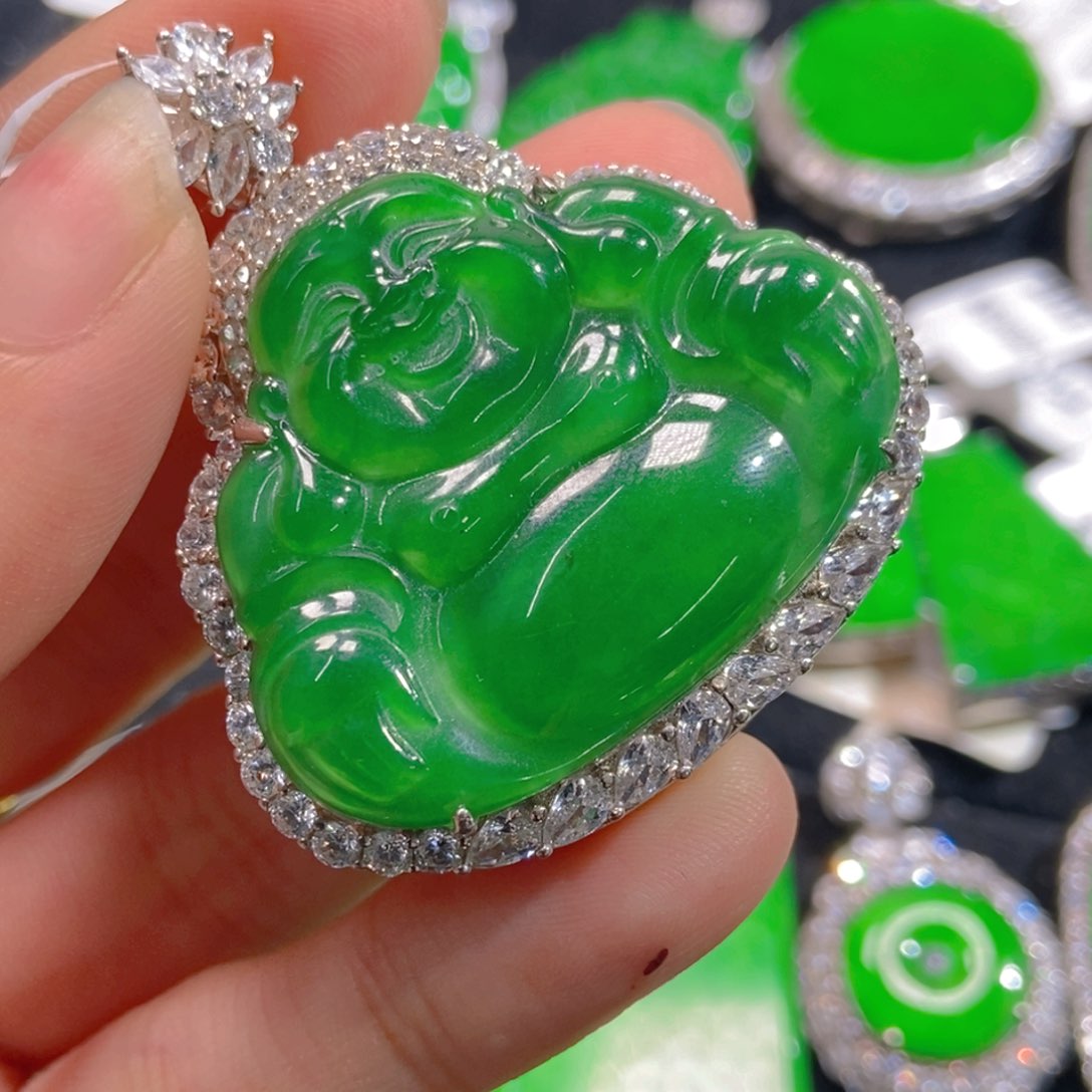 翡翠吊坠(不含链)未镶嵌