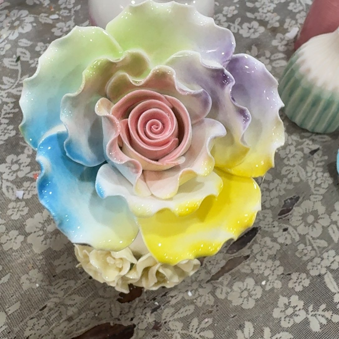 陶瓷花拍满20元发货，退款拉黑