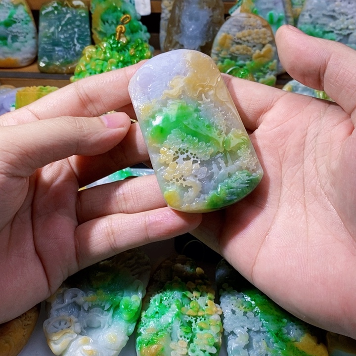 未镶嵌定制翡翠简**单翡翠