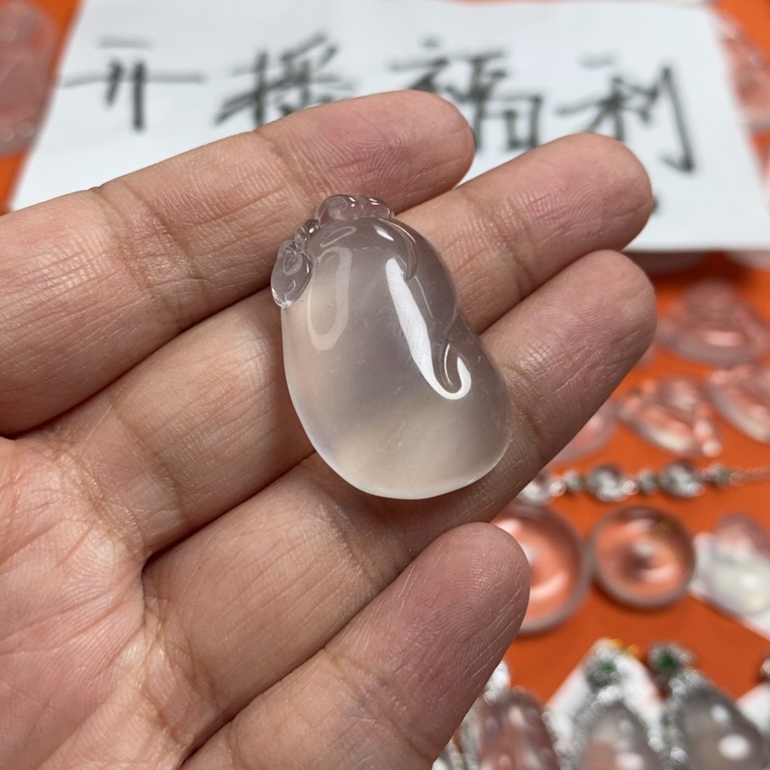 石英质玉福瓜未镶嵌