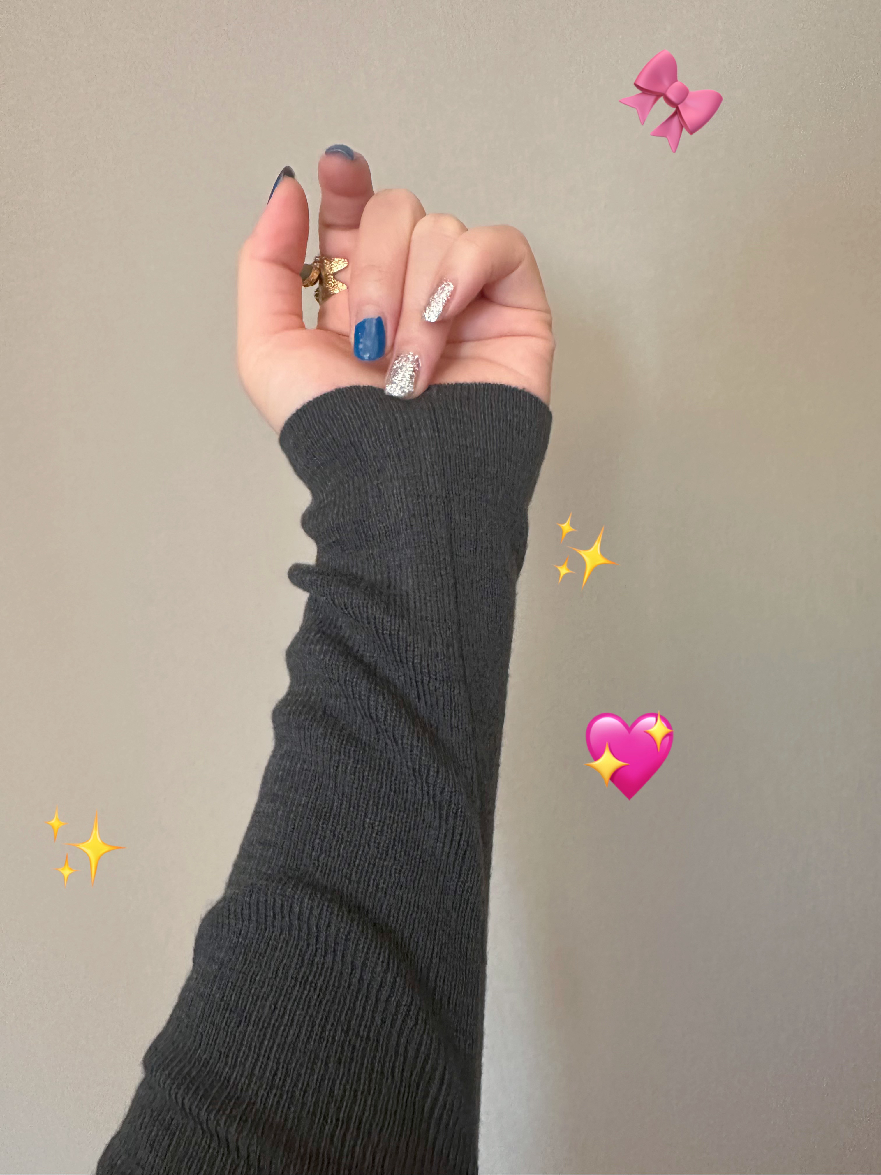 时髦精人手必备高弹高领内外穿打底衫（深灰色）百搭