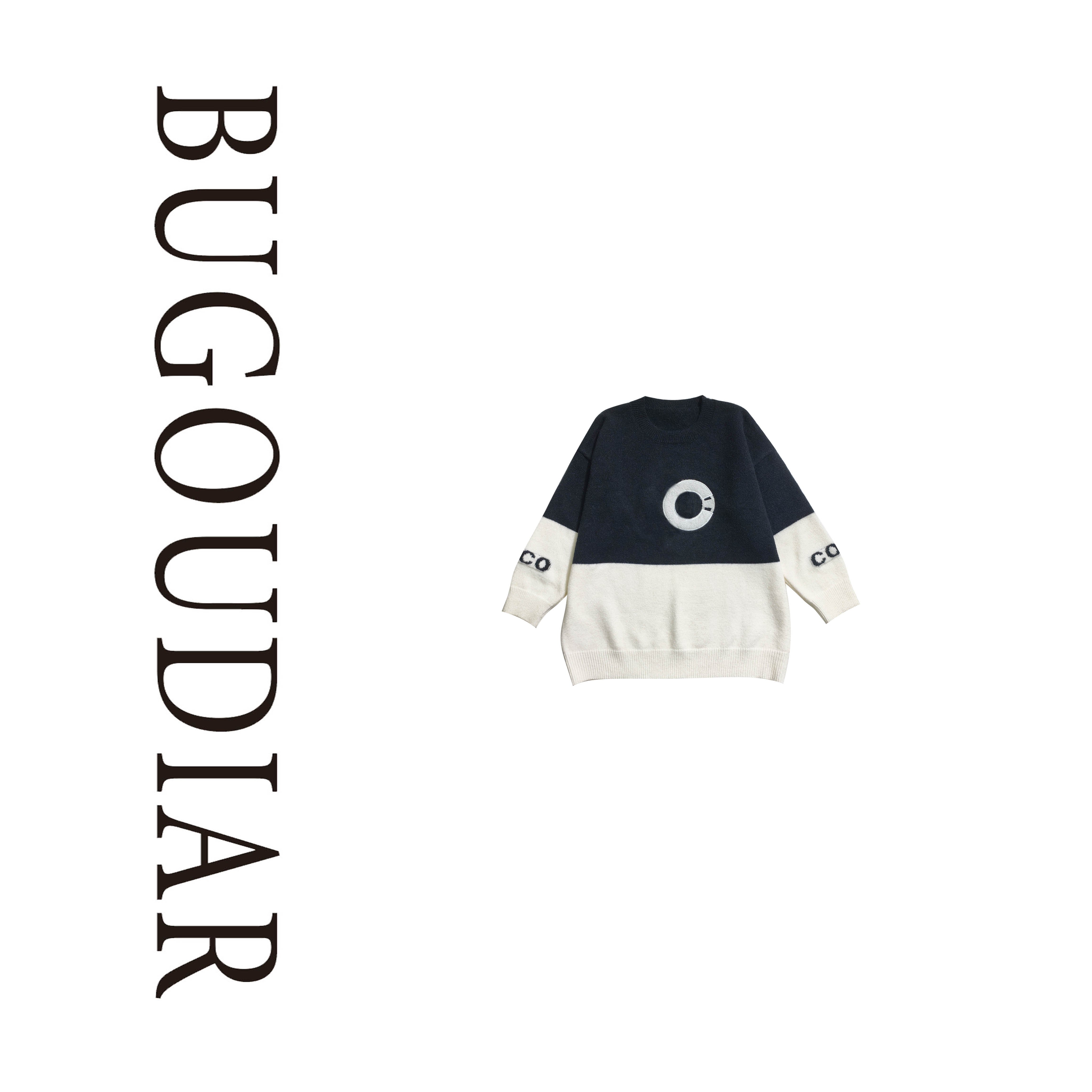 【外贸原单】百搭时尚创意提花毛衣BU208