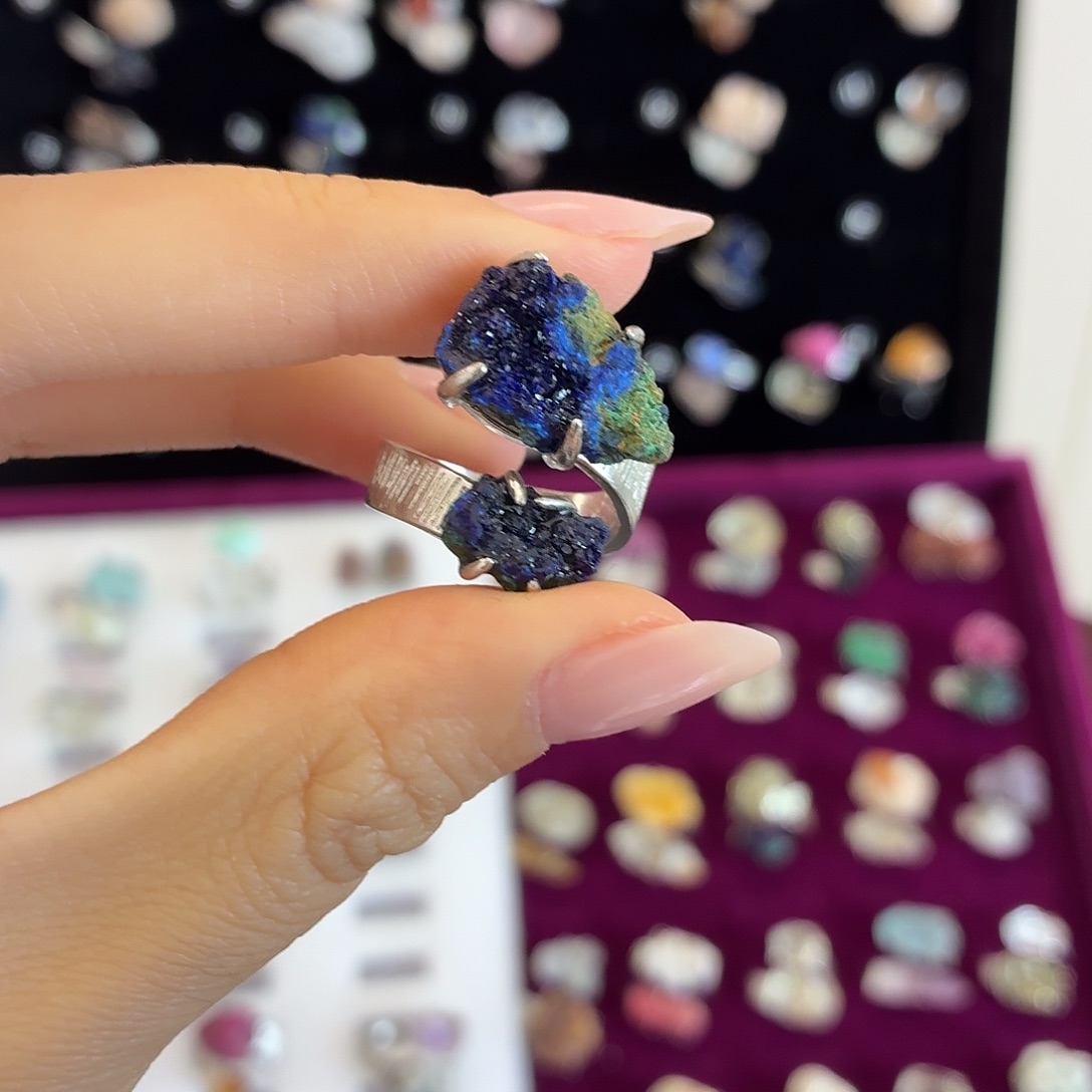 大理石铜合金戒指