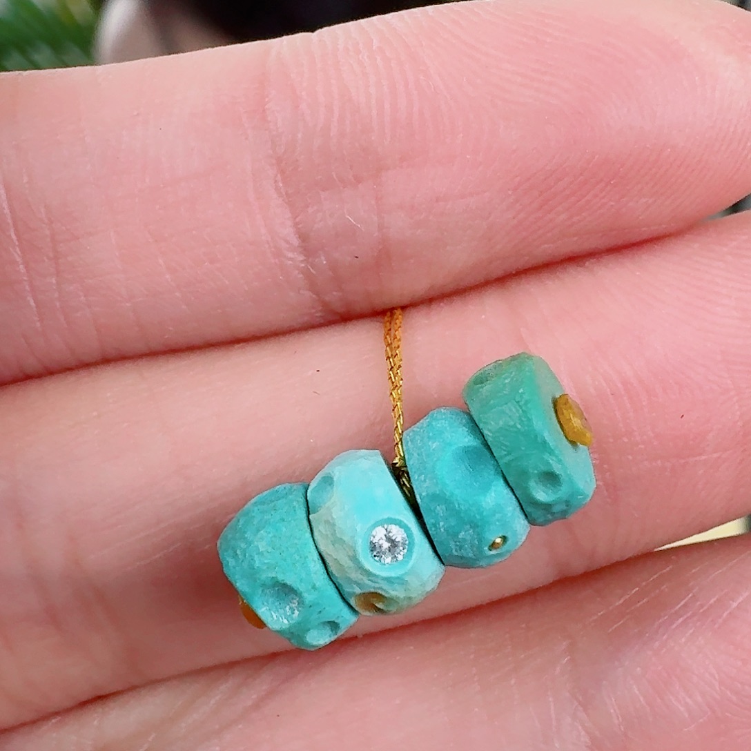 未镶嵌绿松石珠宝奇石