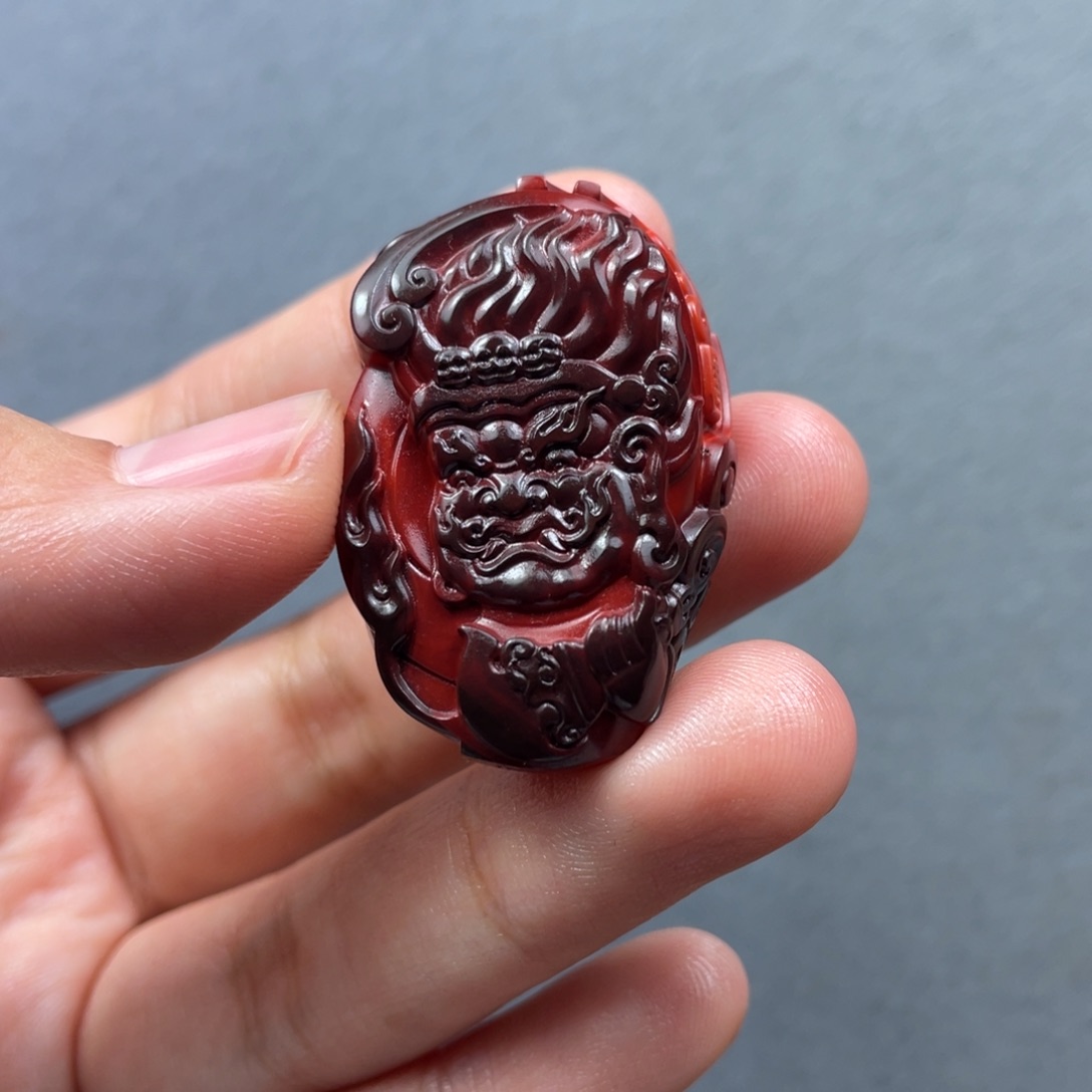 南红玛瑙未镶嵌配饰大黑天