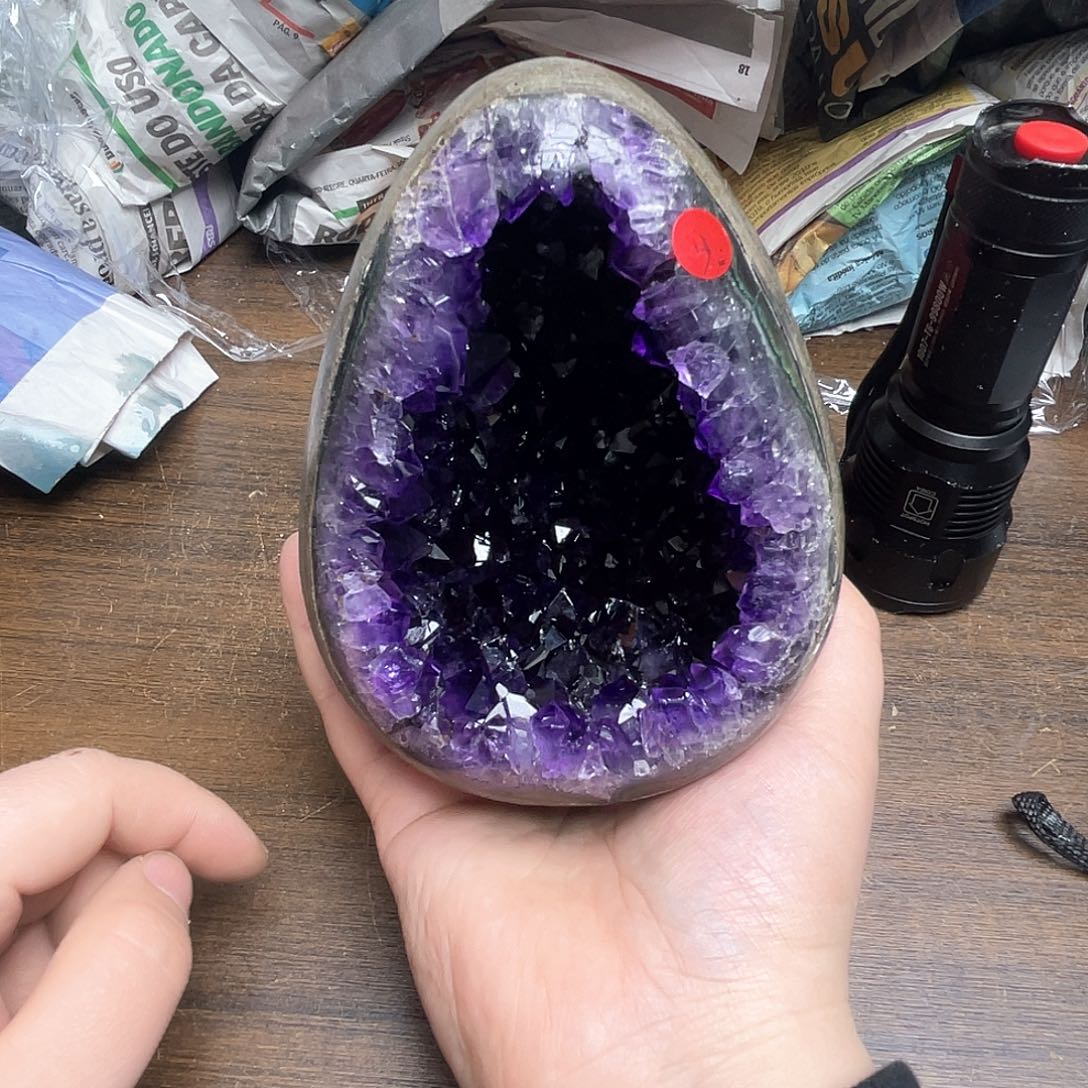紫晶大型摆件（非配饰）未镶嵌穿****神