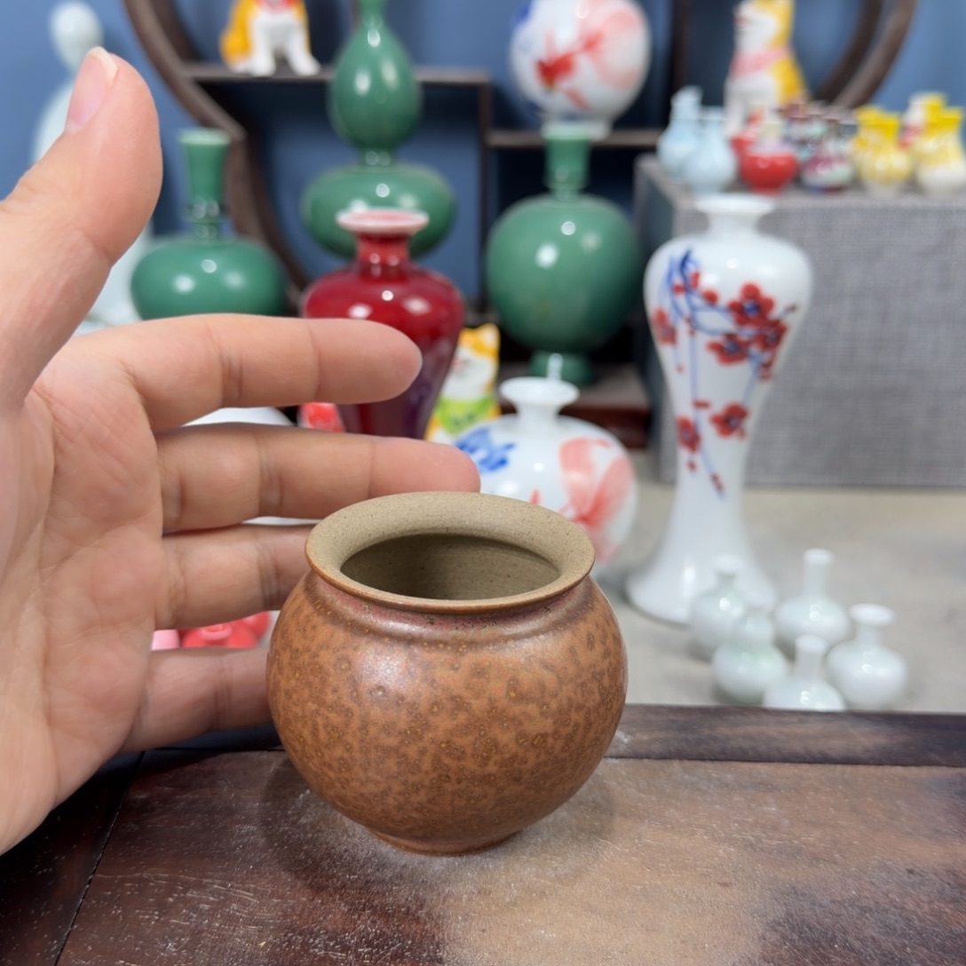陶瓷手工小花器摆件
