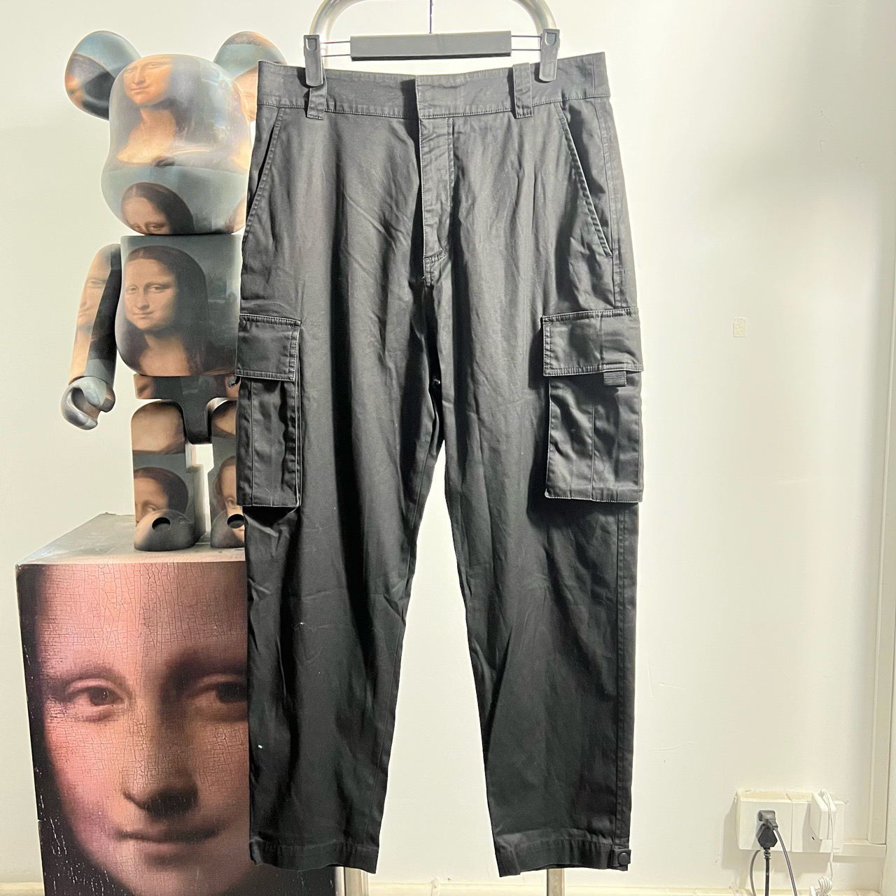 99新 DIOR/迪奥 99新迪奥植绒工装裤48码裤长100腰围41