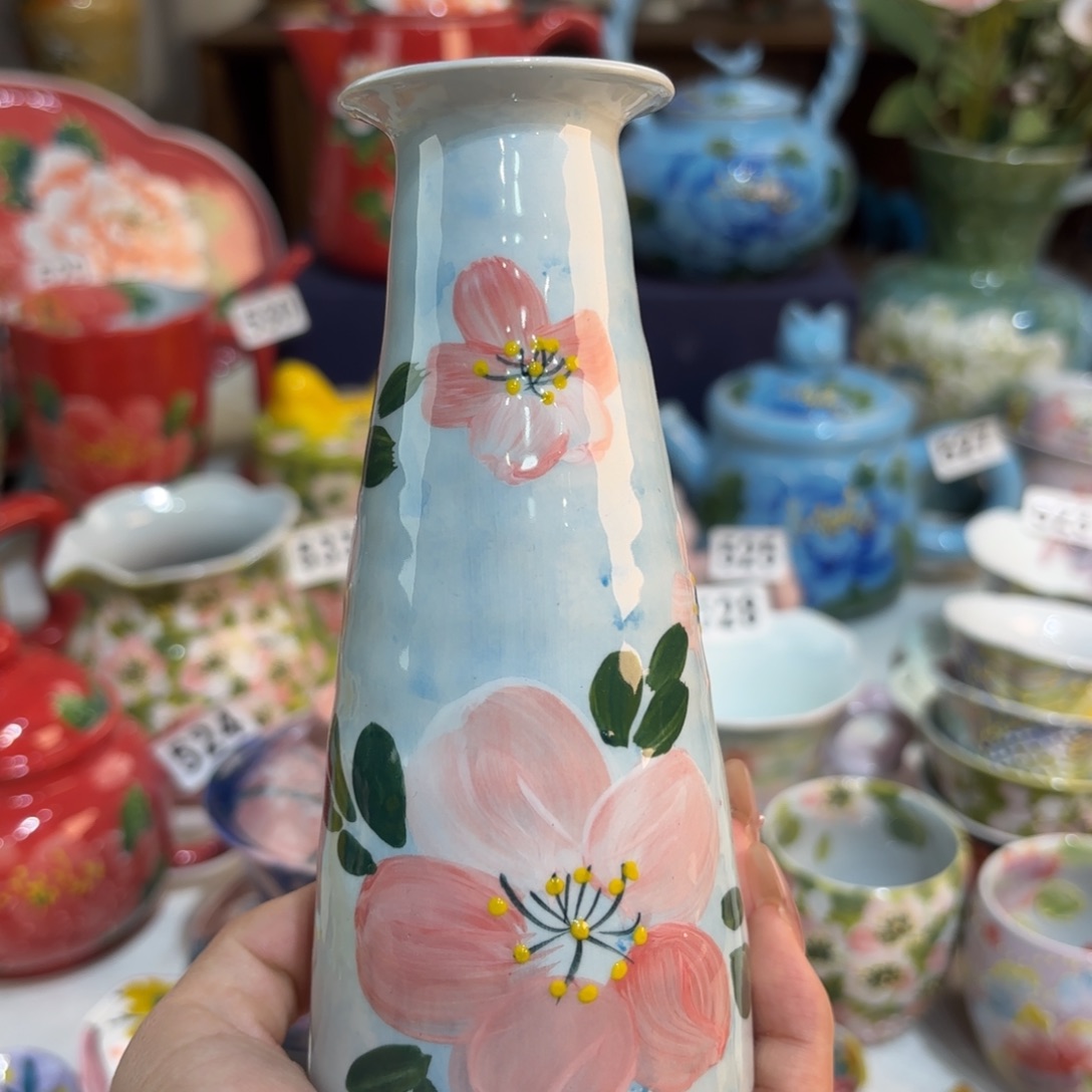 景德镇手绘高温釉下彩陶瓷茶具