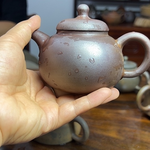 千***梦戬谷龙窑柴烧壶368