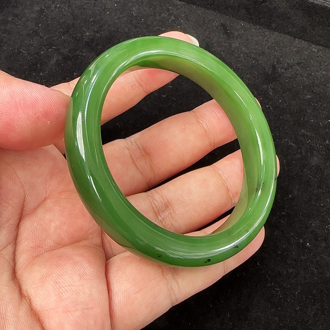 和田玉（碧玉）未镶嵌手镯58圈口