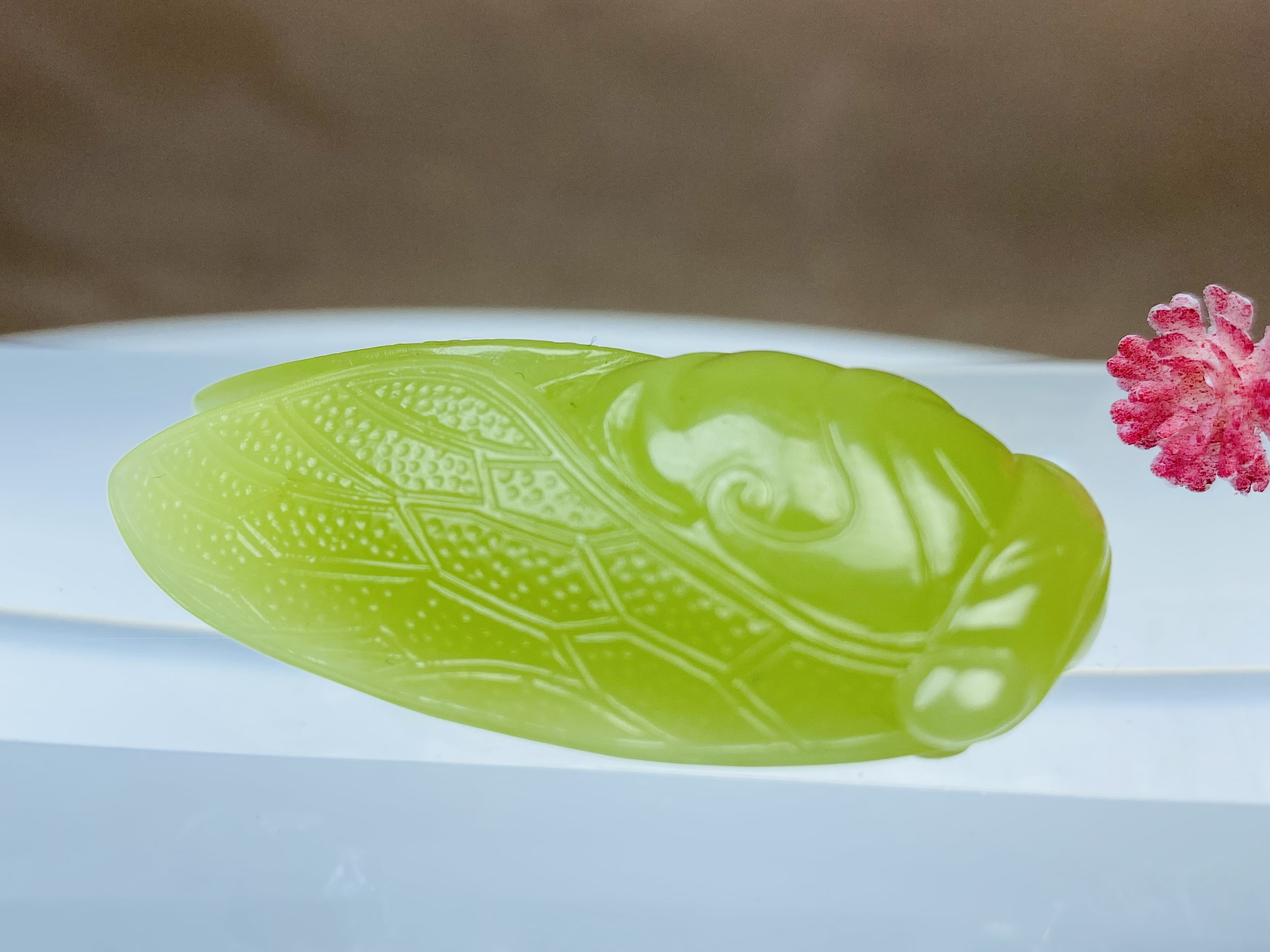 和田玉黄口一鸣惊人挂件