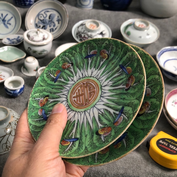 白菜蝴蝶寿字盘全美品