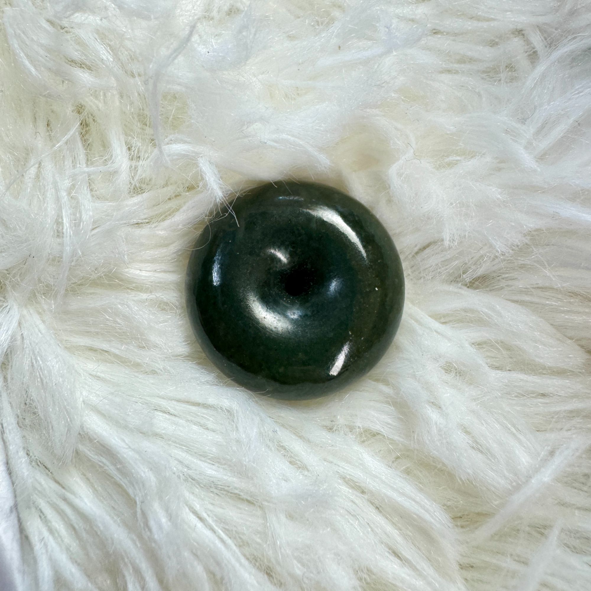 平平安安 平安扣碧玉吊坠（天然珠宝多样性发其一）