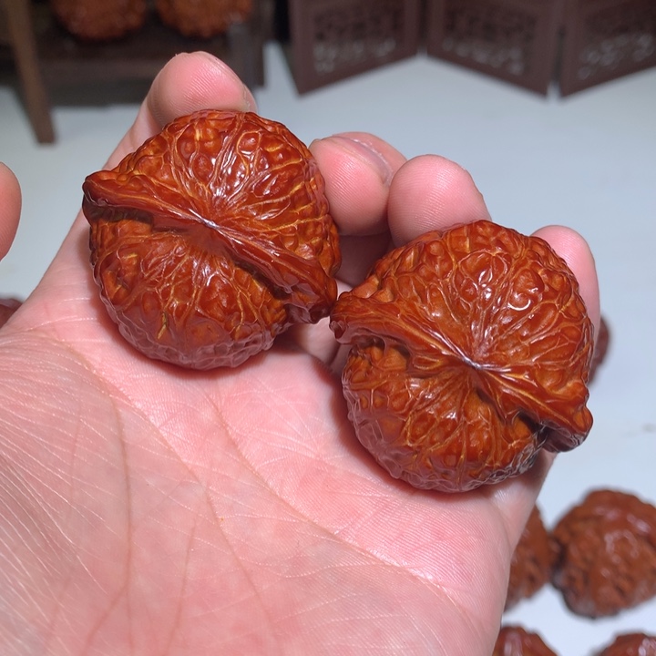 文玩核桃把件南瓜4.43