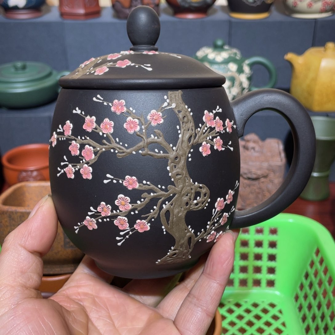 原矿紫砂手工主人杯
