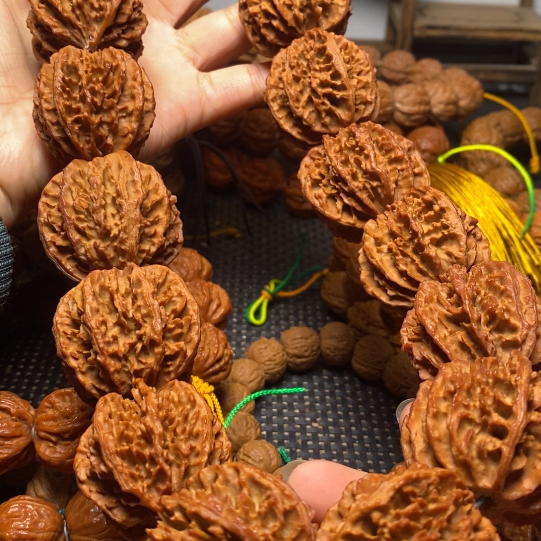 文玩核桃手串粗筋大麻花手持