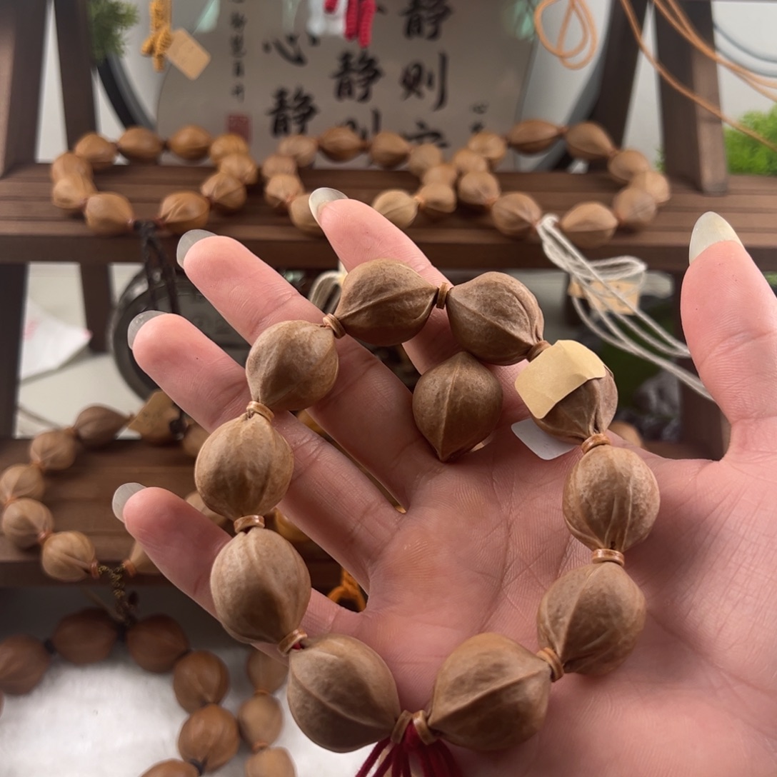 风***^橄榄核手串大尺寸梅林铁核2.0/2.5加三通定制款
