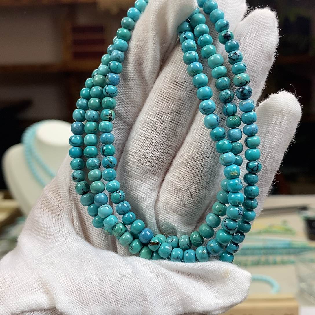 绿松石A13玉化108卡4.8未镶嵌