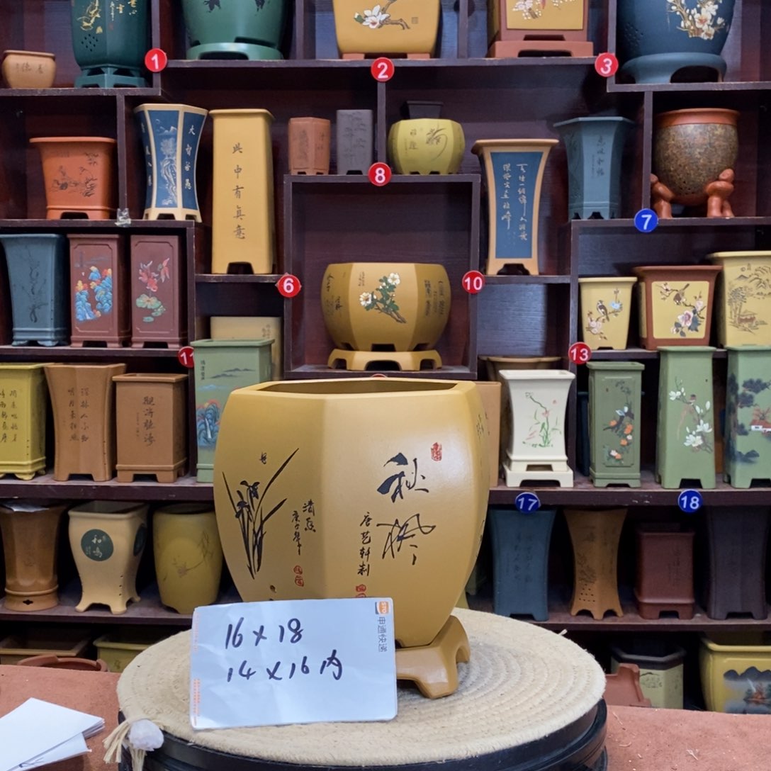 紫砂花盆紫砂花盆