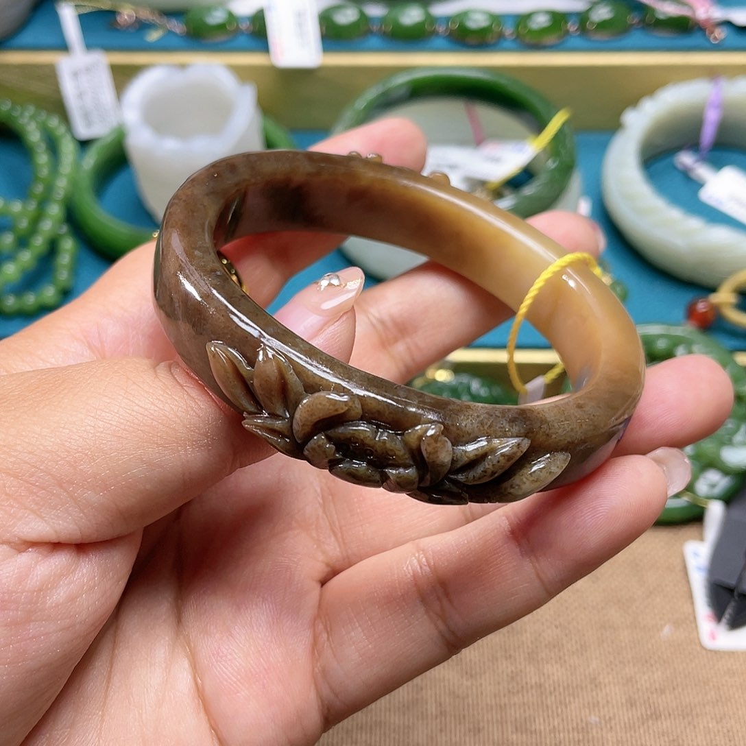 【闪购商品】和田玉手镯58圈口129未镶嵌